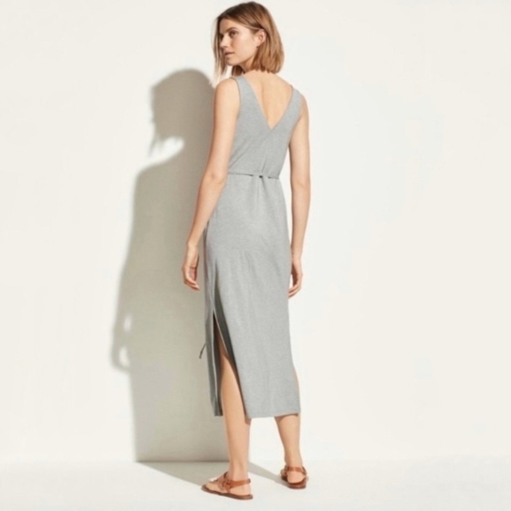 Vince Gray Wrap Dress - Picture 3 of 6